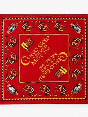 Vintage Jose Cuervo Gold Untamed Music Jam Bandanas Set of 2 Cotton New